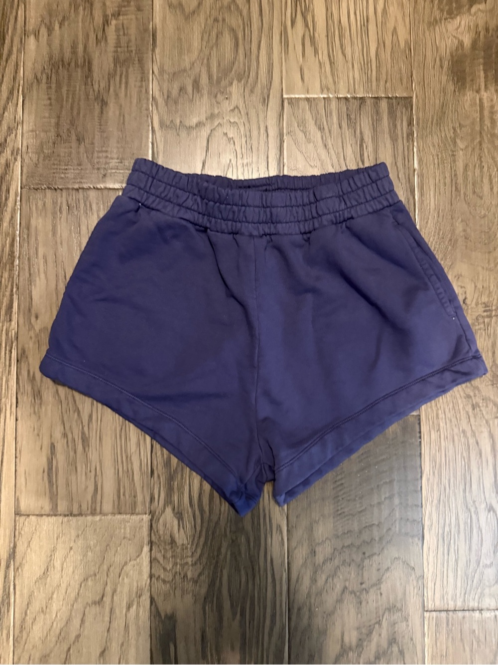 Daily drill fleece shorts: Navy
